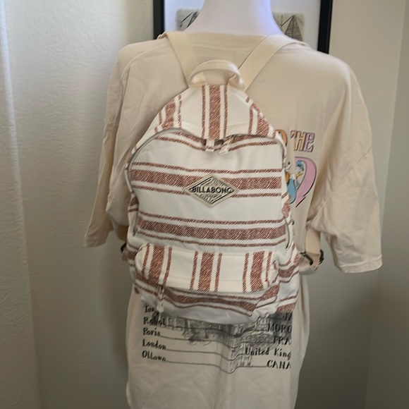 Billabong Handbags - BILLABONG Mini Mama Stripe Backpack